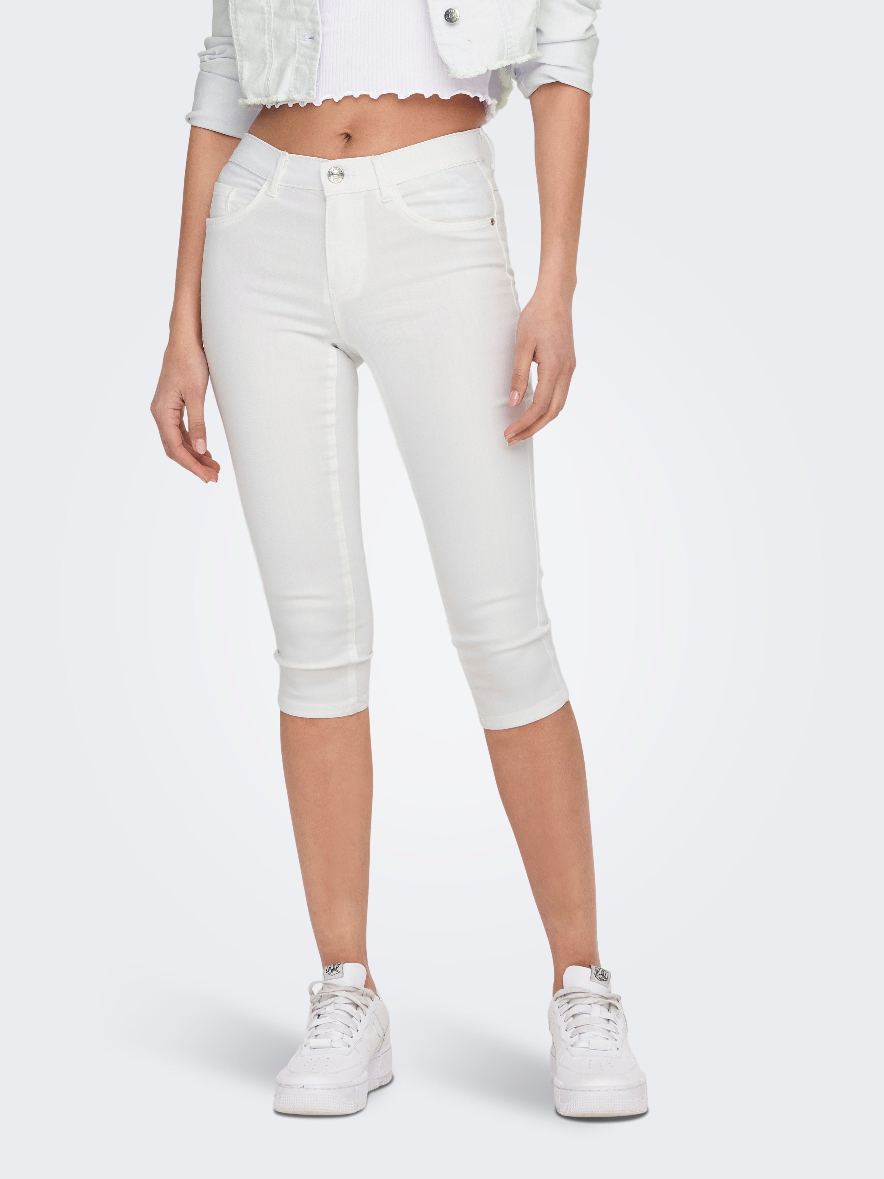 Onlrain Mittlere Taille Skinny Fit Jeans-shorts