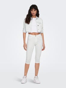 ONLY Shorts Skinny Fit Taille moyenne -White - 15136463