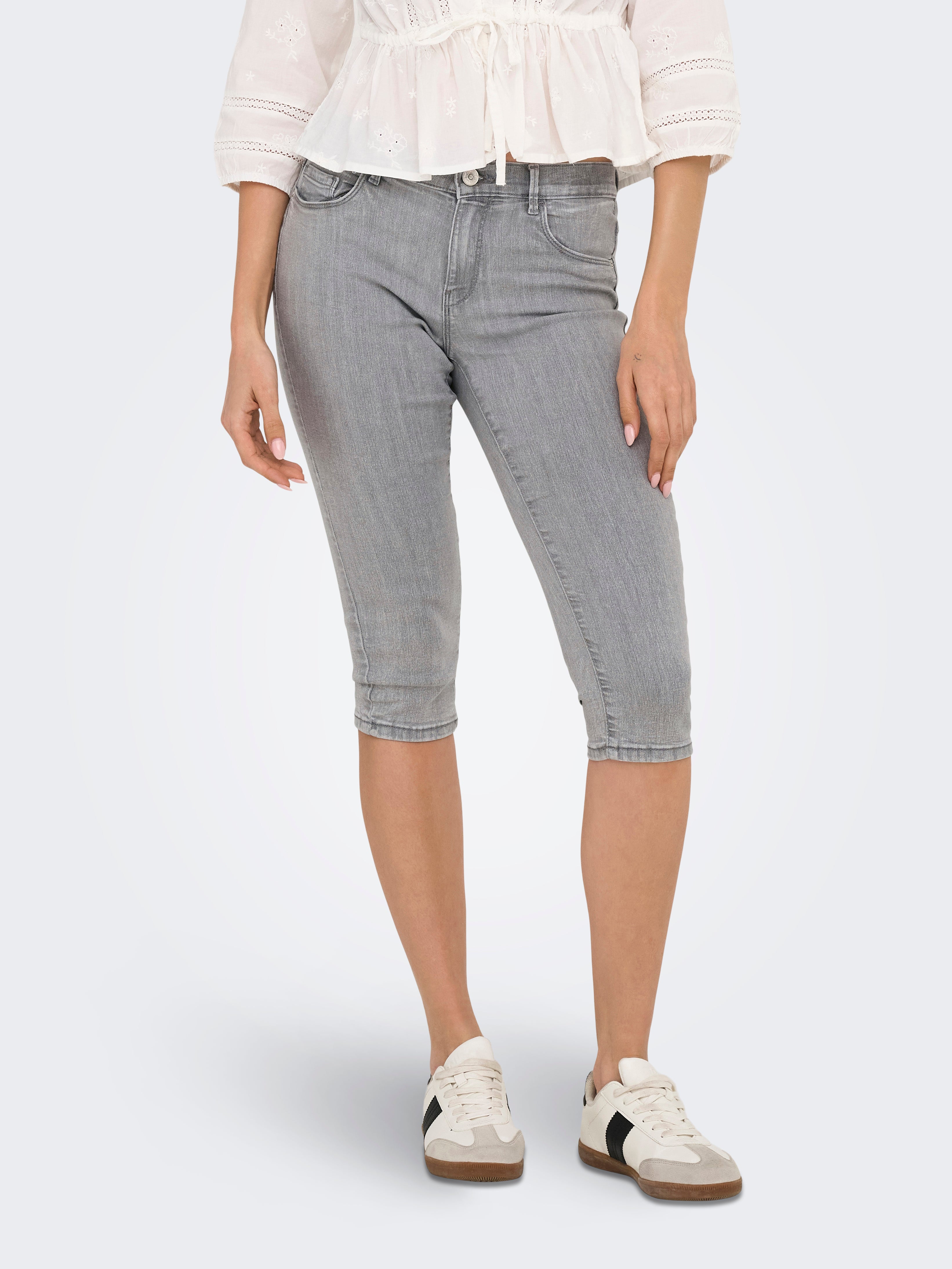 Onlrain Mittlere Taille Skinny Fit Jeans-shorts