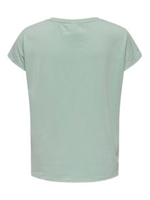 ONLY Loose fit O-hals Vleermuismouwen T-shirts -Frosty Green - 15137012