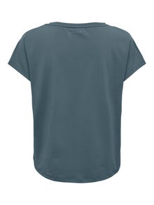 ONLY Locker geschnitten Rundhals Fledermaus-Ärmel T-Shirt -Stormy Weather - 15137012