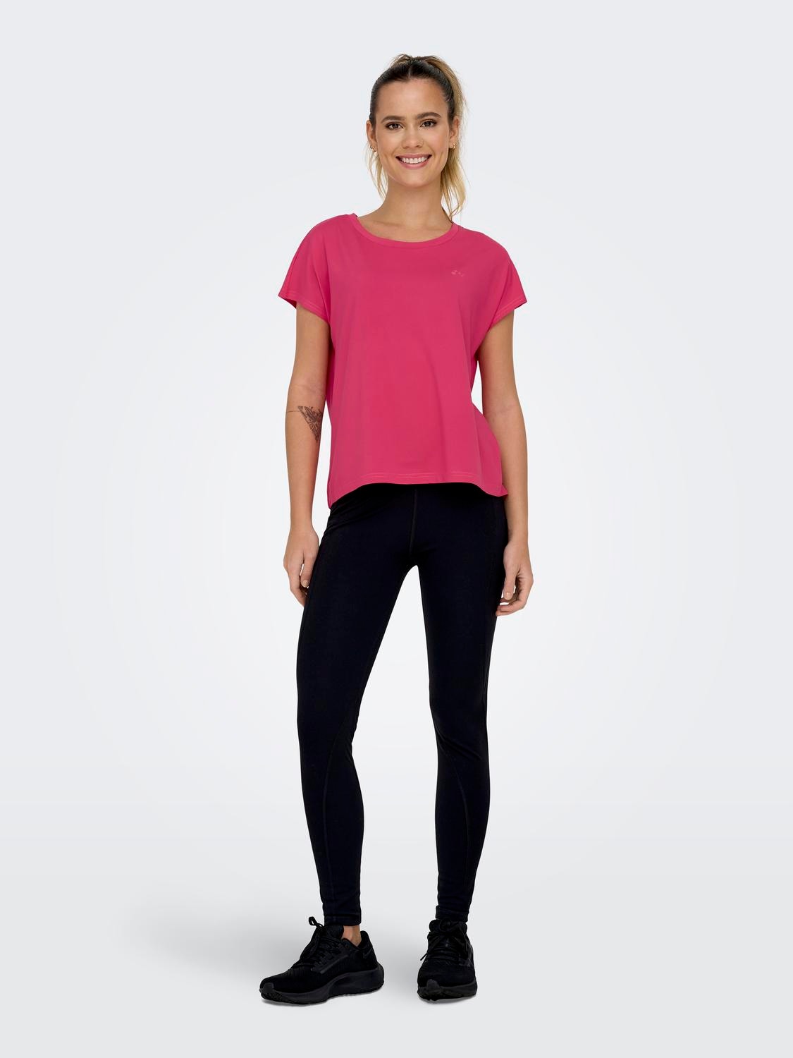 ONLY Loose fit Sporttopp -Raspberry Sorbet - 15137012