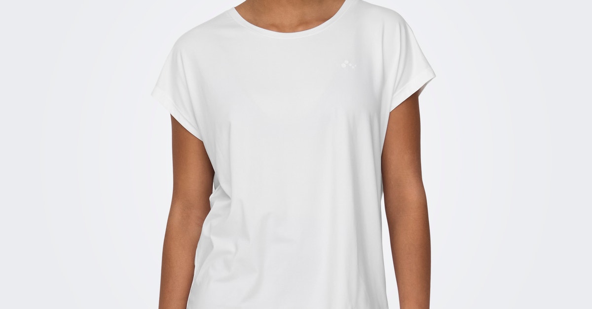 Only Play T-shirt - Onpaubree Ss Loose Tee (Orange) - Vêtements Chez