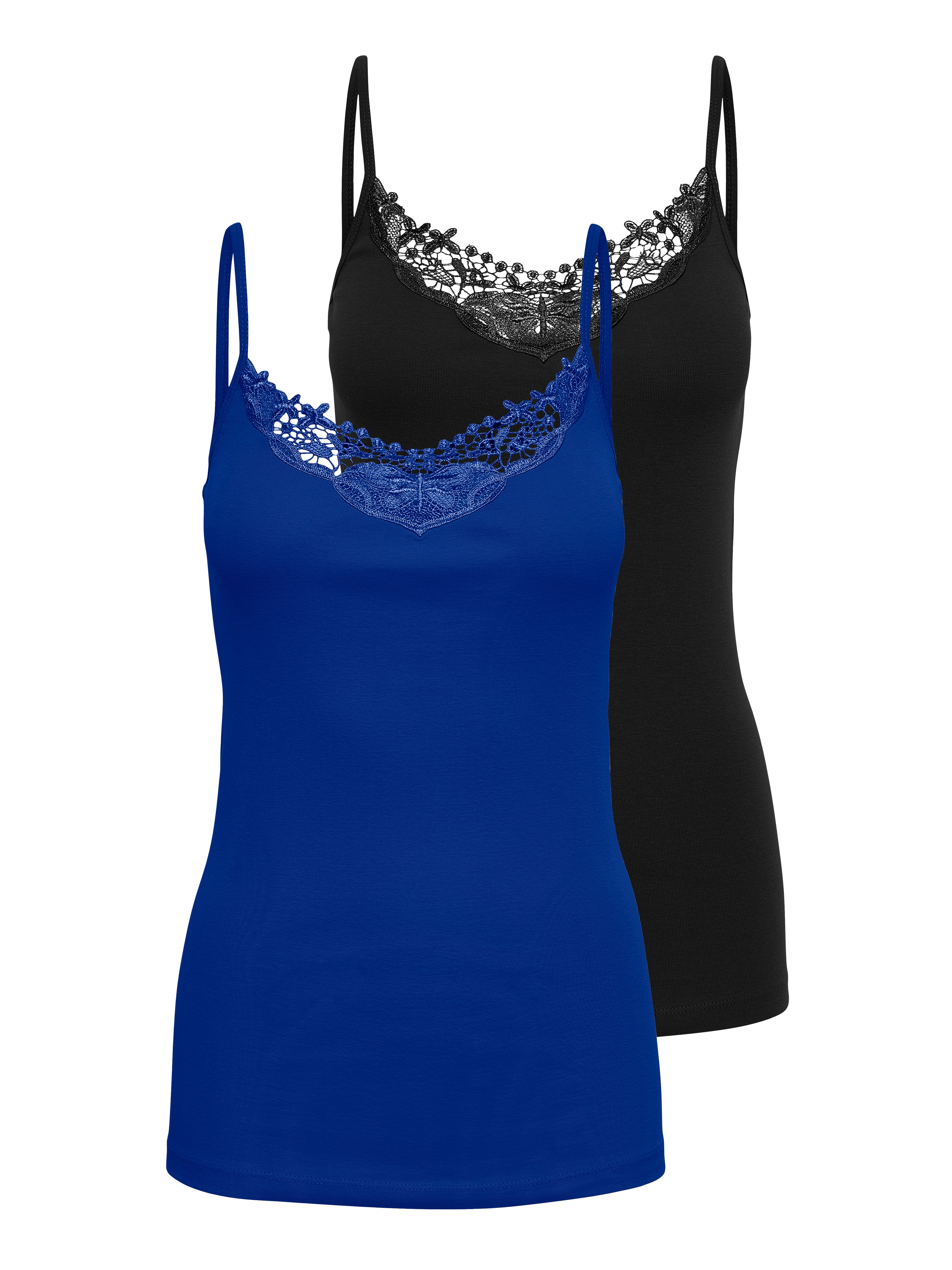 Thumbnail - Normal Geschnitten Rundhals Tank-top
