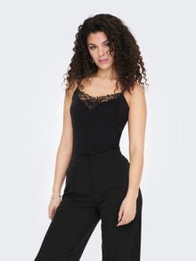 ONLY 2-pack Mouwloze top -Black - 15139316