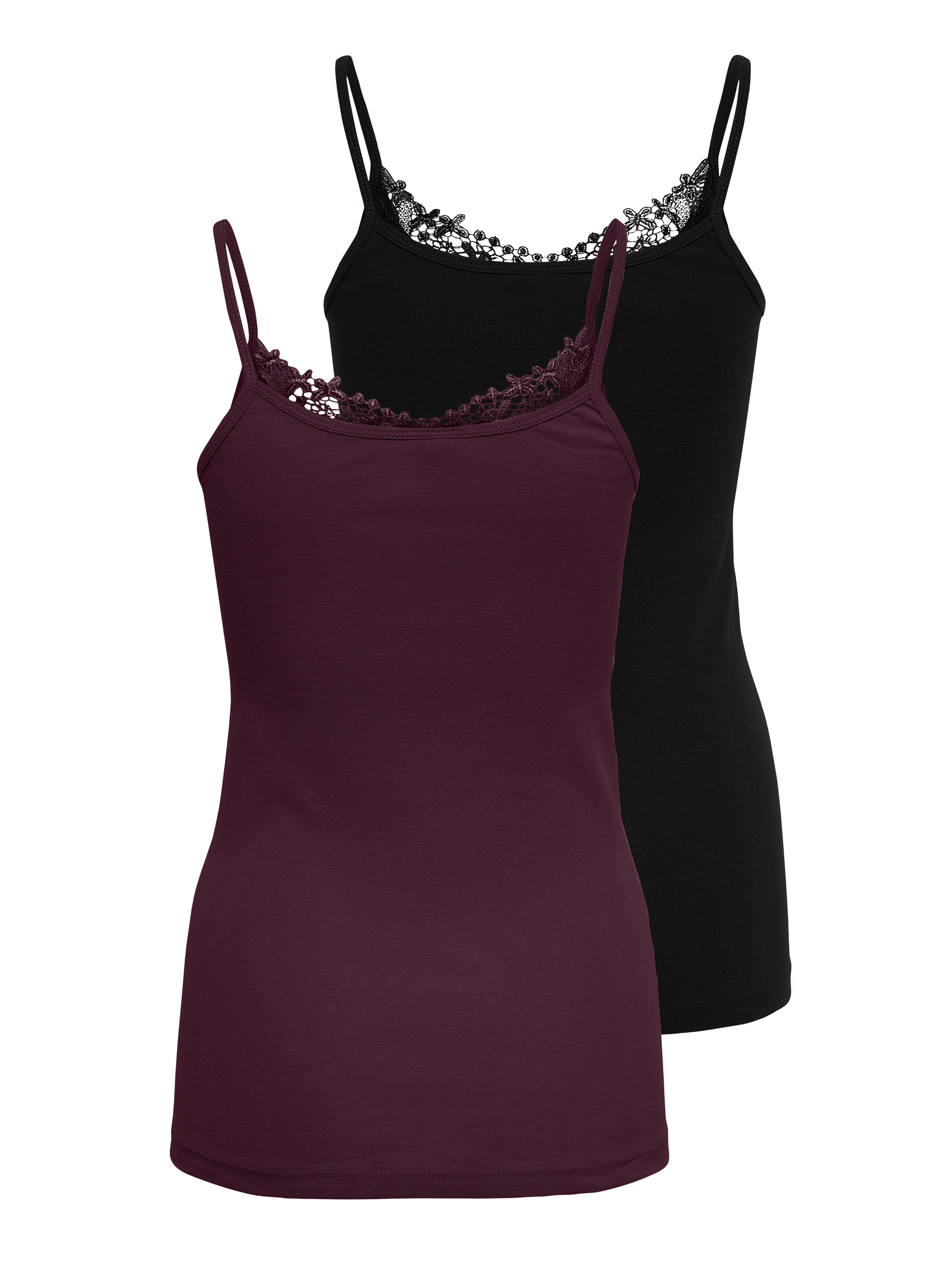 Thumbnail - Normal Geschnitten Rundhals Tank-top