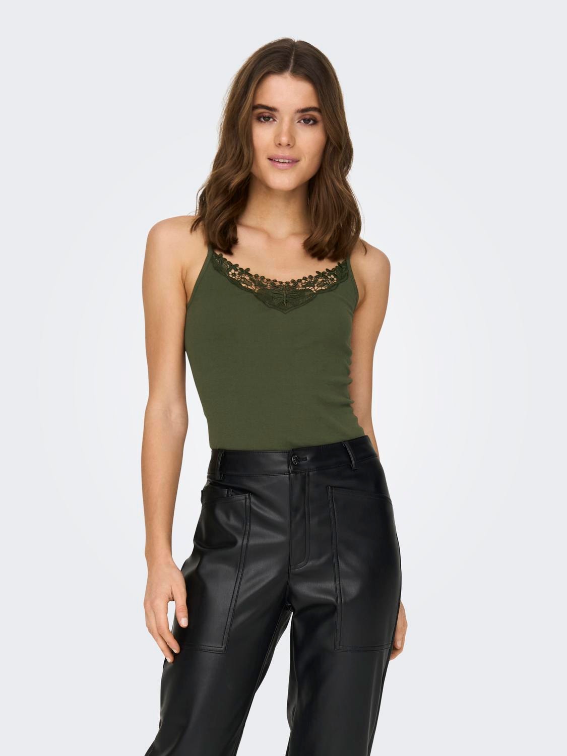 ONLY 2-pack Sleeveless Top -Black - 15139316
