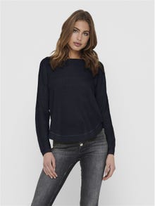 ONLY Regular Fit Round Neck Pullover -Night Sky - 15141866