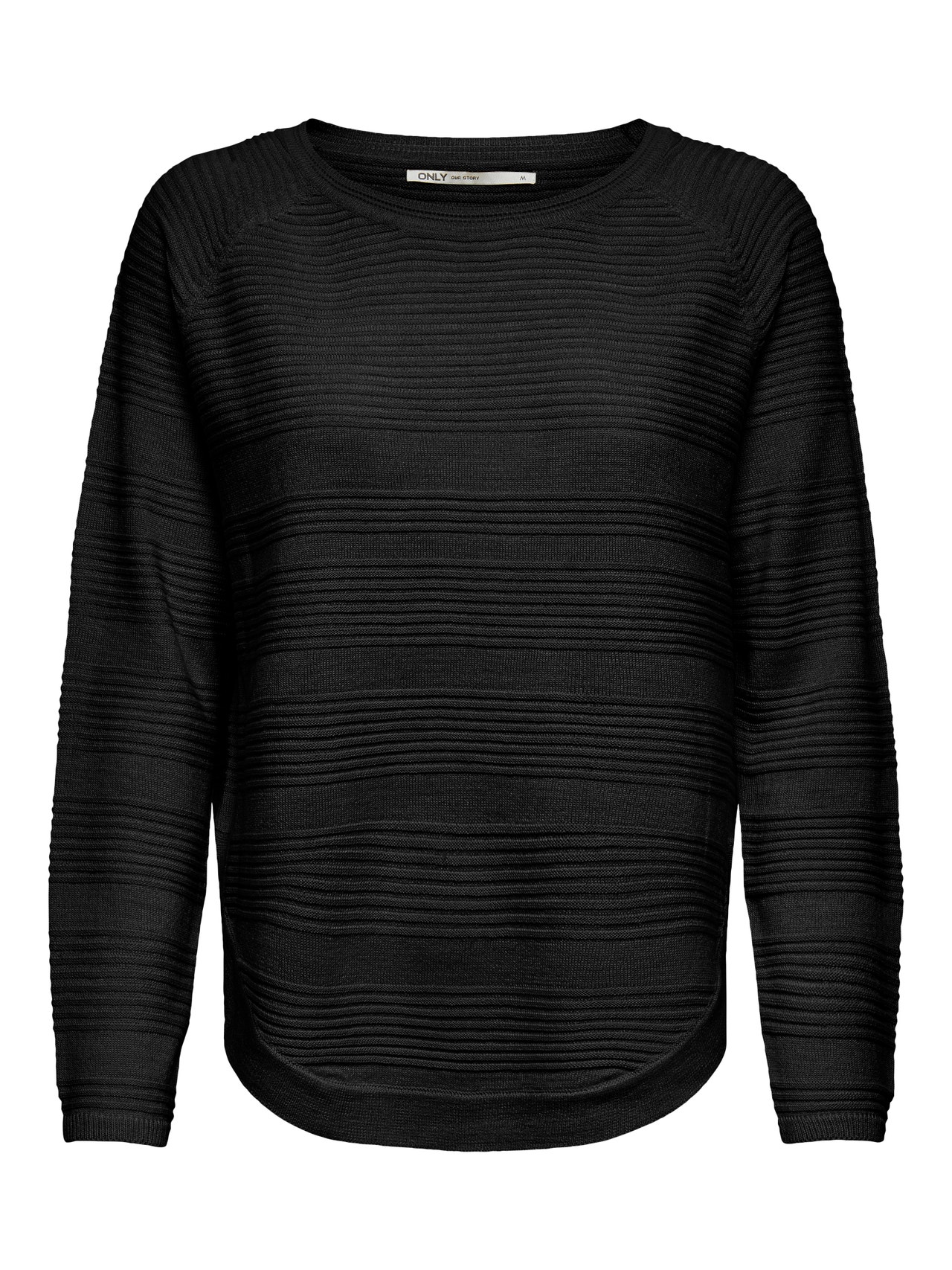 ONLY Regular Fit Round Neck Pullover -Black - 15141866