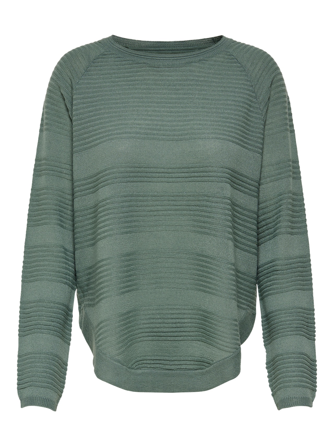 ONLY Texture Knitted Pullover -Chinois Green - 15141866