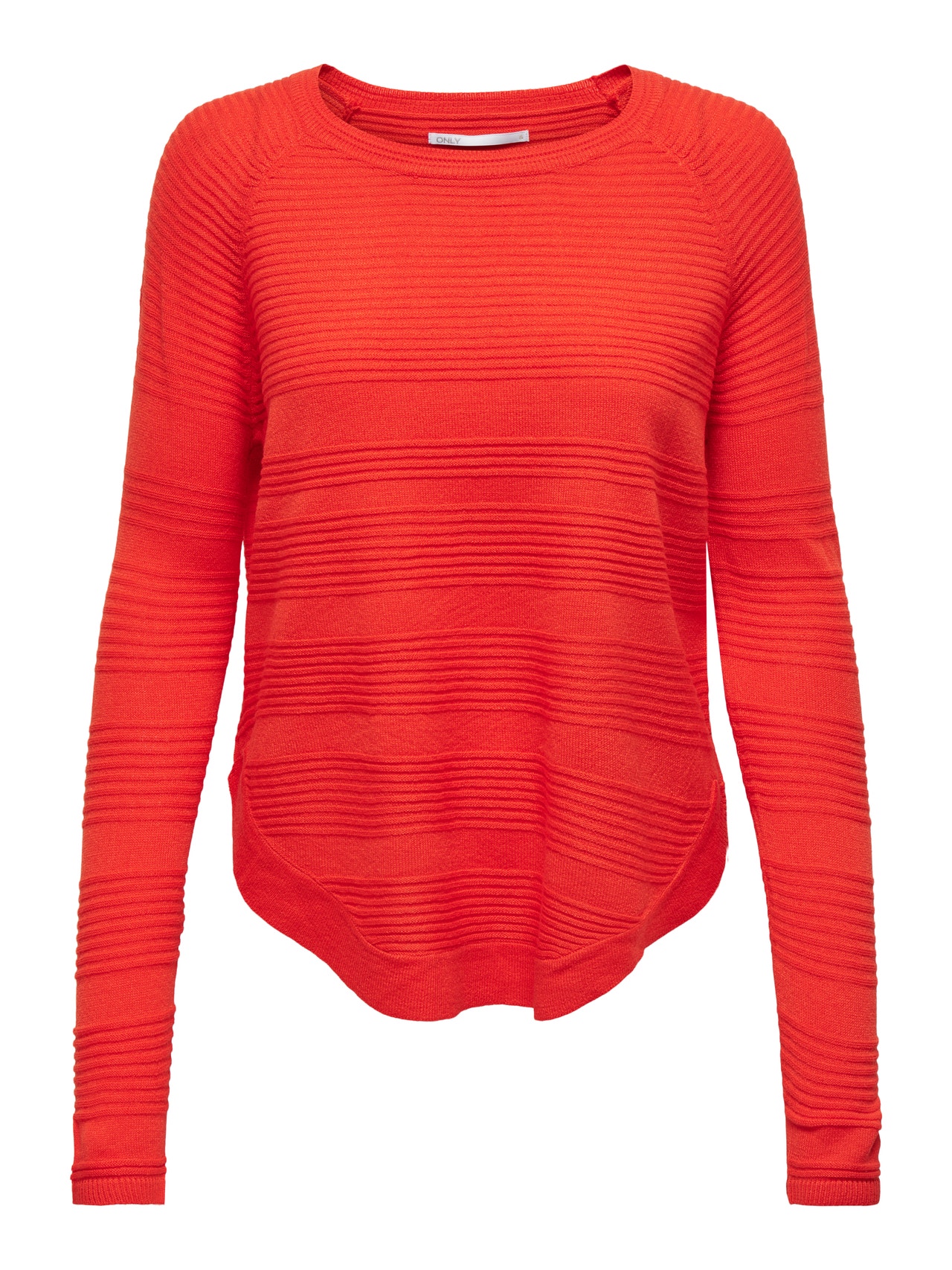 ONLY Einfarbiger Strickpullover -Red Clay - 15141866