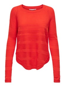 ONLY ONLCAVIAR Strickpullover -Red Clay - 15141866