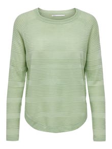 ONLY Regular fit O-hals Pullover -Smoke Green - 15141866