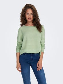ONLY Texture Knitted Pullover -Smoke Green - 15141866