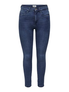 ONLY Petite ONLRoyal highwaisted Skinny fit jeans -Medium Blue Denim - 15142009