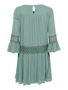 ONLY Robe courte Regular Fit Col rond -Chinois Green - 15142157
