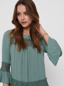 ONLY Flared Jurk -Chinois Green - 15142157