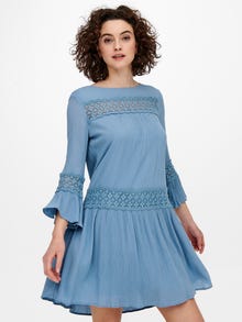ONLY Regular Fit O-Neck Short dress -Allure - 15142157