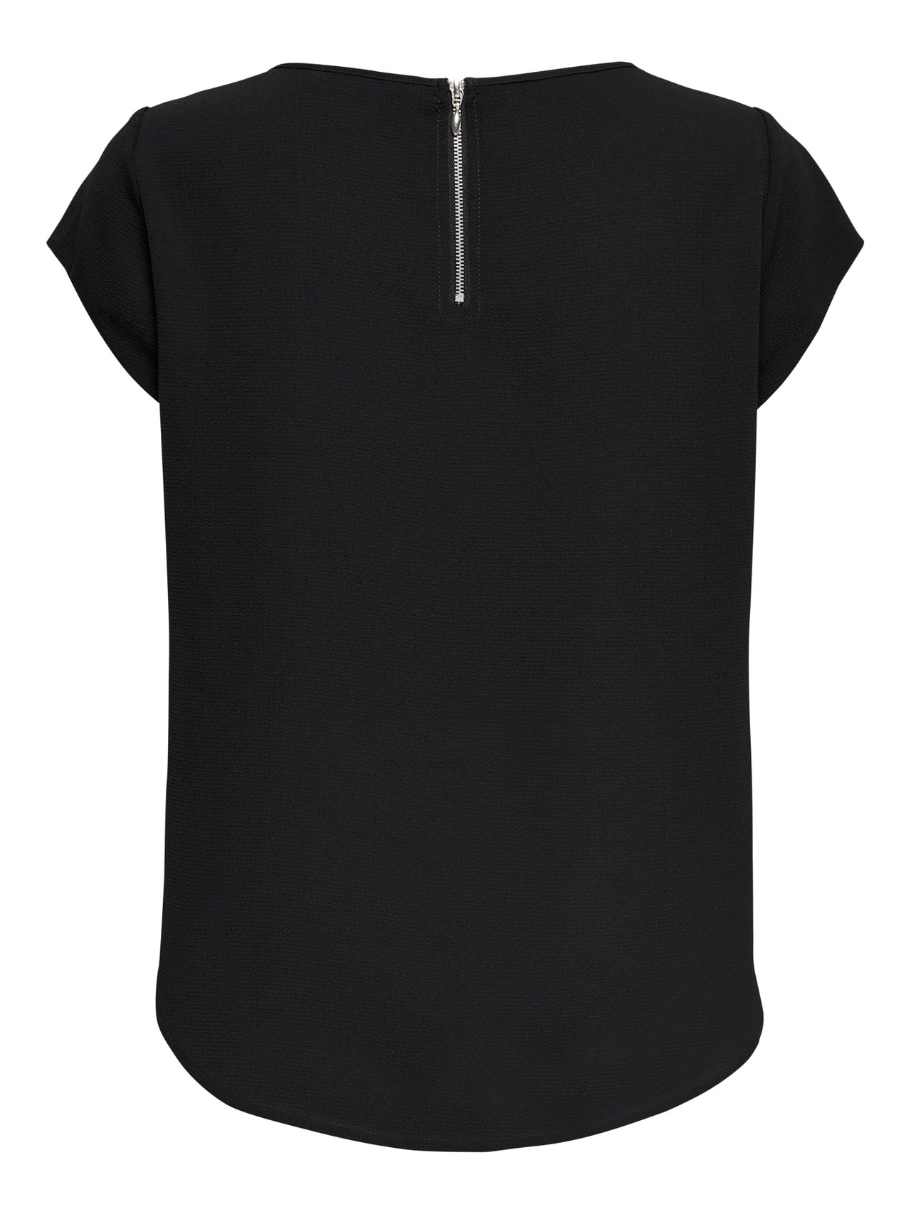 ONLY Loose Short Sleeved Top -Black - 15142784