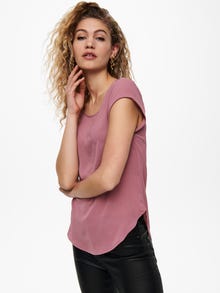 ONLY Loose fit Top met korte mouwen -Mesa Rose - 15142784