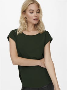 ONLY Loose Short Sleeved Top -Rosin - 15142784
