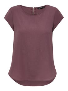 ONLY Tops Regular Fit Col rond -Rose Brown - 15142784