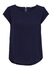 ONLY Loose Top à manches courtes -Evening Blue - 15142784