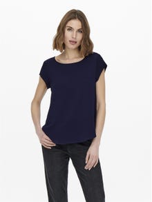 ONLY Loose fit Kortärmad topp -Evening Blue - 15142784