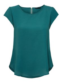 ONLY Løs Kortermet topp -Deep Teal - 15142784