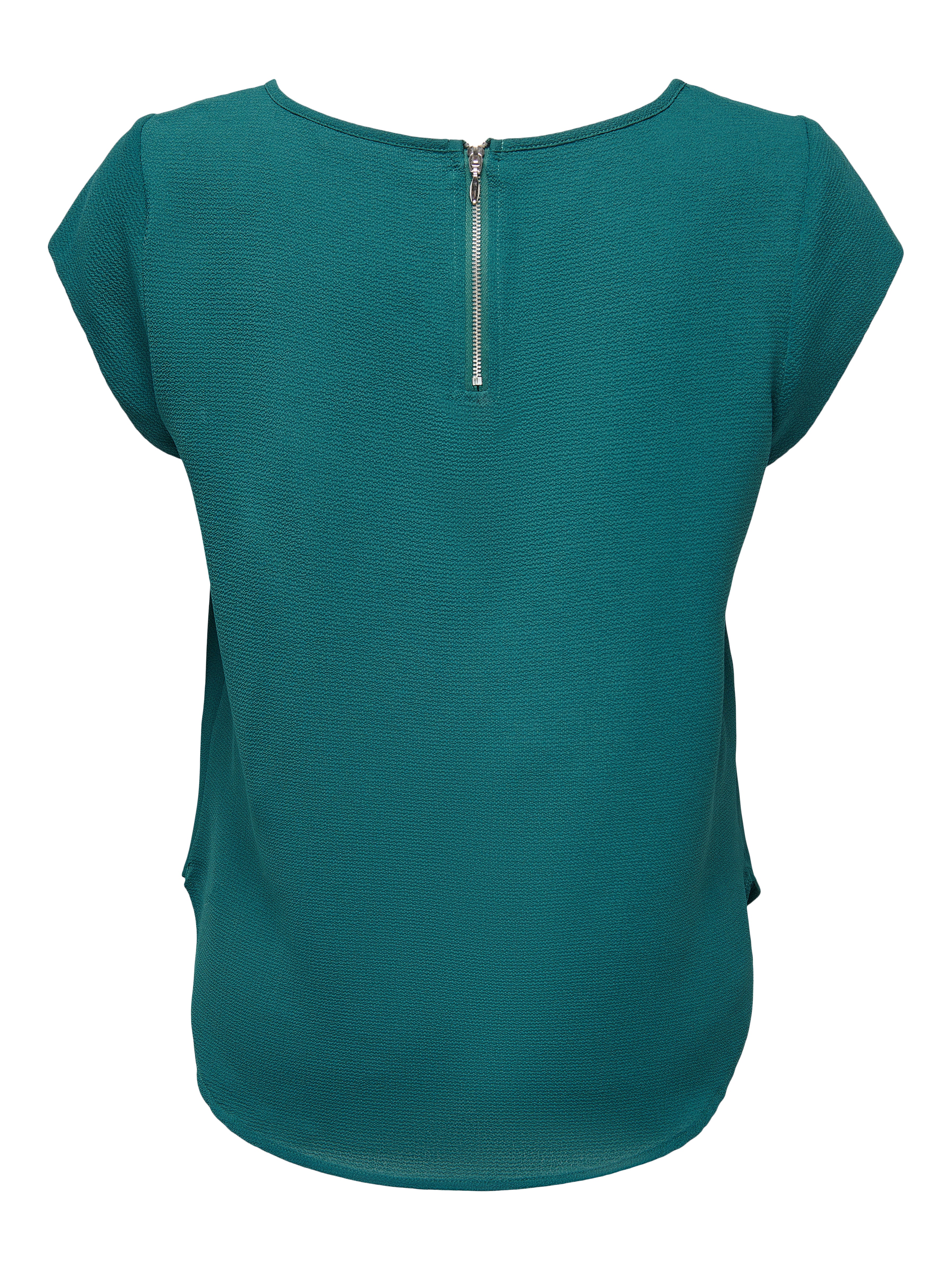 Lockeres Oberteil mit kurzen Ärmeln | Dunkelgrün | ONLY® Lockeres Oberteil mit kurzen Ärmeln | Dunkelgrün | ONLY®