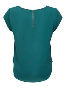 ONLY Løs Kortermet topp -Deep Teal - 15142784