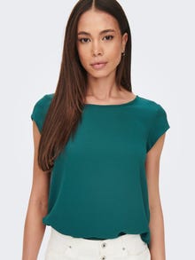 ONLY Loose Top à manches courtes -Deep Teal - 15142784