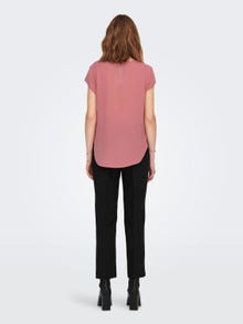 ONLY Loose fit Top met korte mouwen -Dusty Rose - 15142784