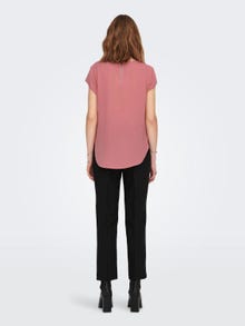 ONLY Loose Short Sleeved Top -Dusty Rose - 15142784