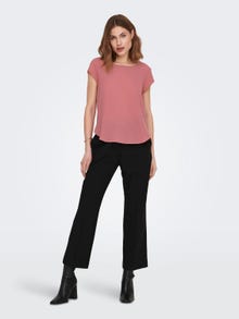 ONLY Loose Top à manches courtes -Dusty Rose - 15142784