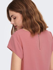 ONLY Regular fit O-hals Top -Dusty Rose - 15142784