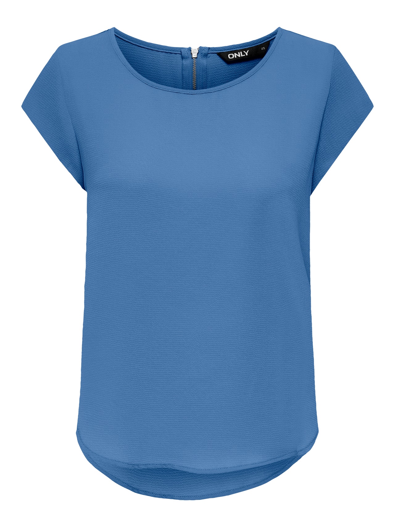 ONLY Tops Regular Fit Col rond -Blue Yonder - 15142784