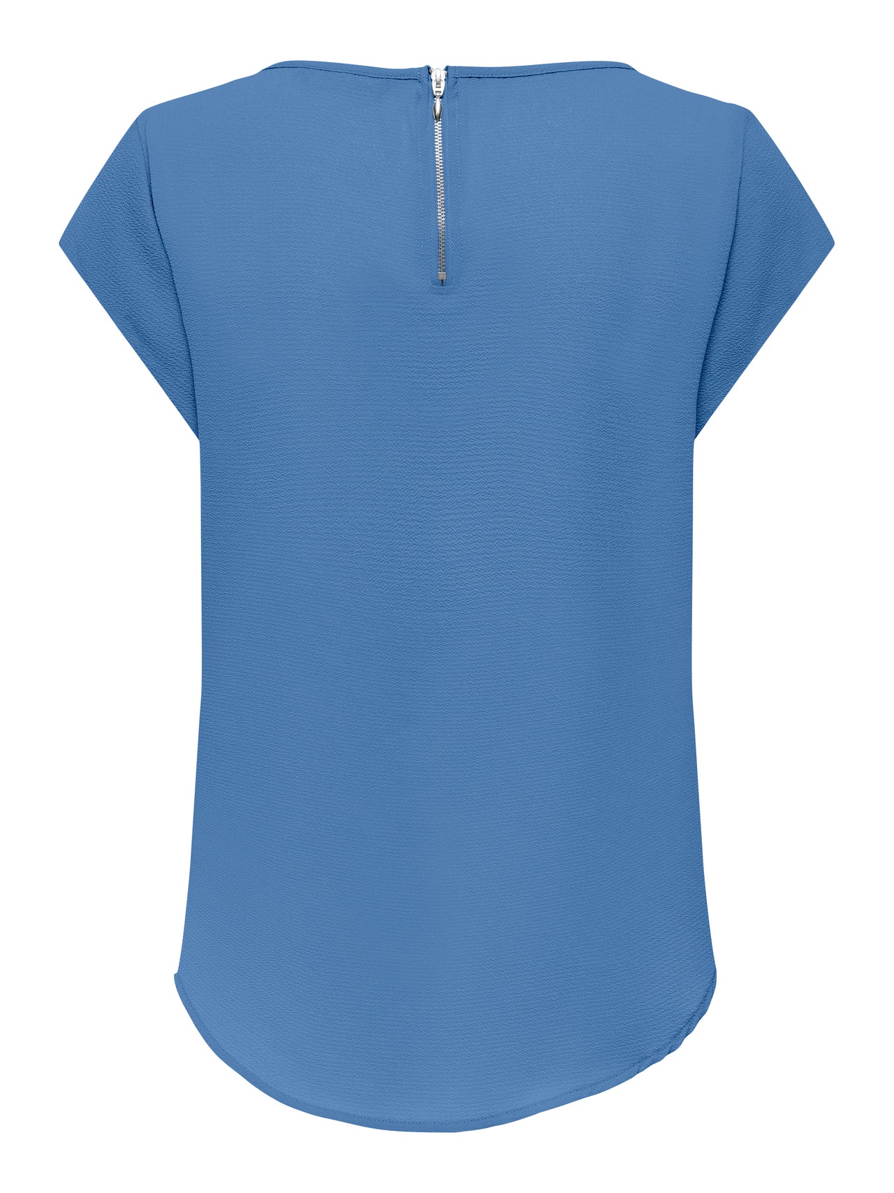 ONLY Loose Short Sleeved Top -Blue Yonder - 15142784