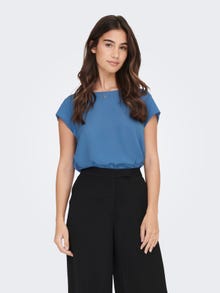 ONLY Loose Top à manches courtes -Blue Yonder - 15142784