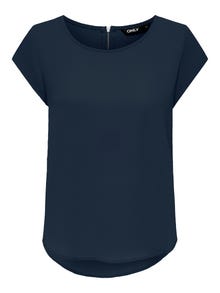 ONLY Tops Regular Fit Col rond -Mood Indigo - 15142784