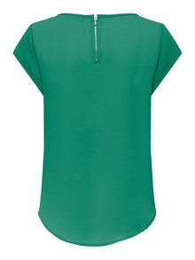 ONLY Loose Short Sleeved Top -Bottle Green - 15142784