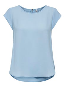 ONLY Regular fit O-hals Top -Clear Sky - 15142784