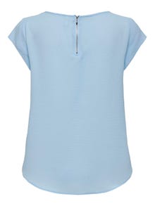 ONLY Tops Regular Fit Col rond -Clear Sky - 15142784