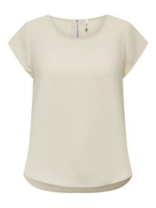 ONLY Tops Regular Fit Col rond -Moonbeam - 15142784