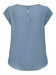 ONLY Tavapärane lõige Ümmargune kaelus Top -Soft Chambray - 15142784