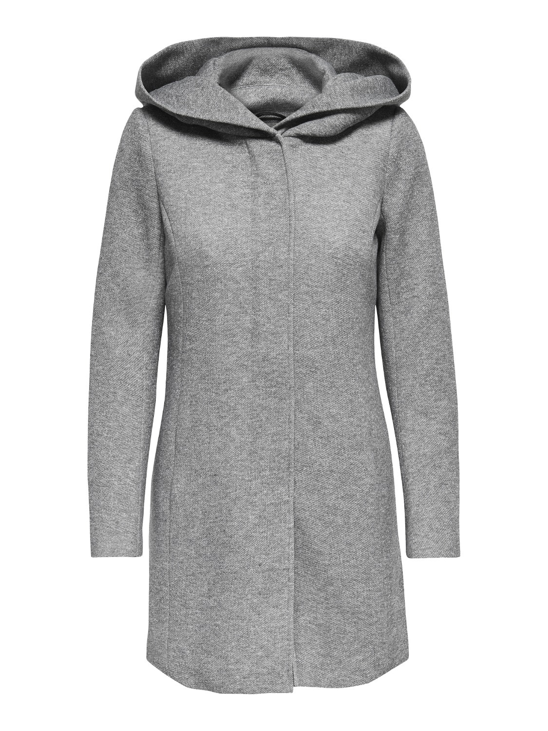 Coat with hood | Light Grey | ONLY®