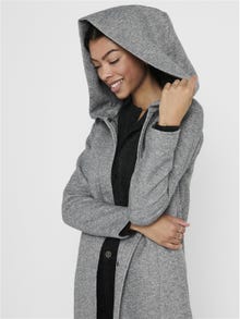 ONLY Hood Jacket -Light Grey Melange - 15142911