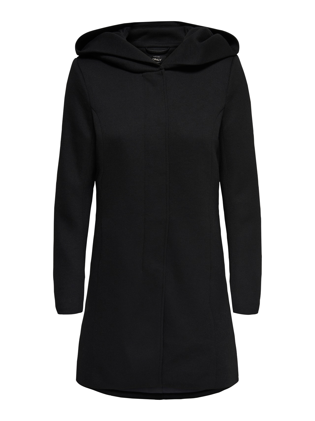 ONLY Coat with hood -Black - 15142911