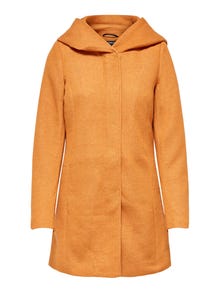 ONLY Hood Jacket -Pumpkin Spice - 15142911