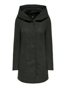 ONLY Coat with hood -Rosin - 15142911